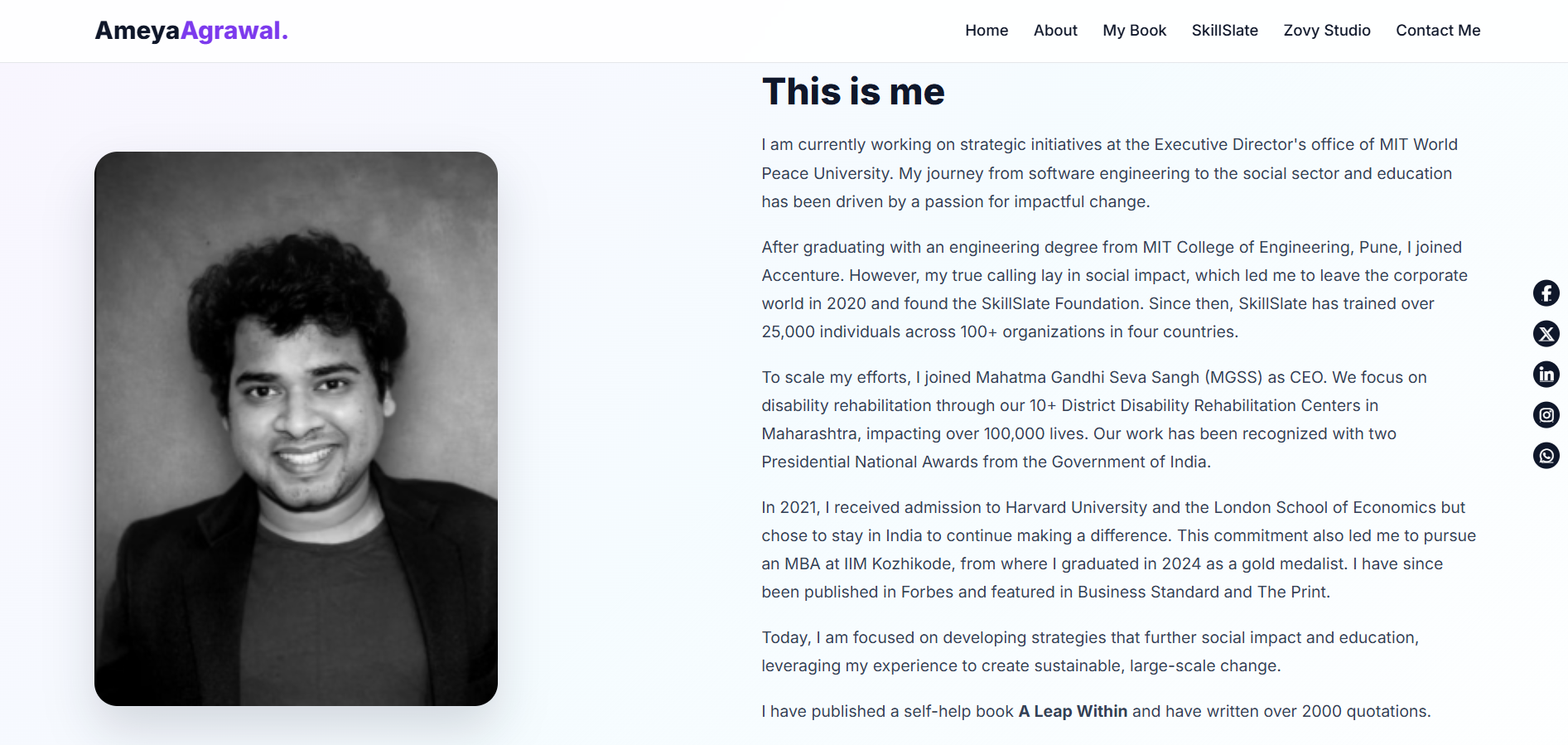 Ameya Website